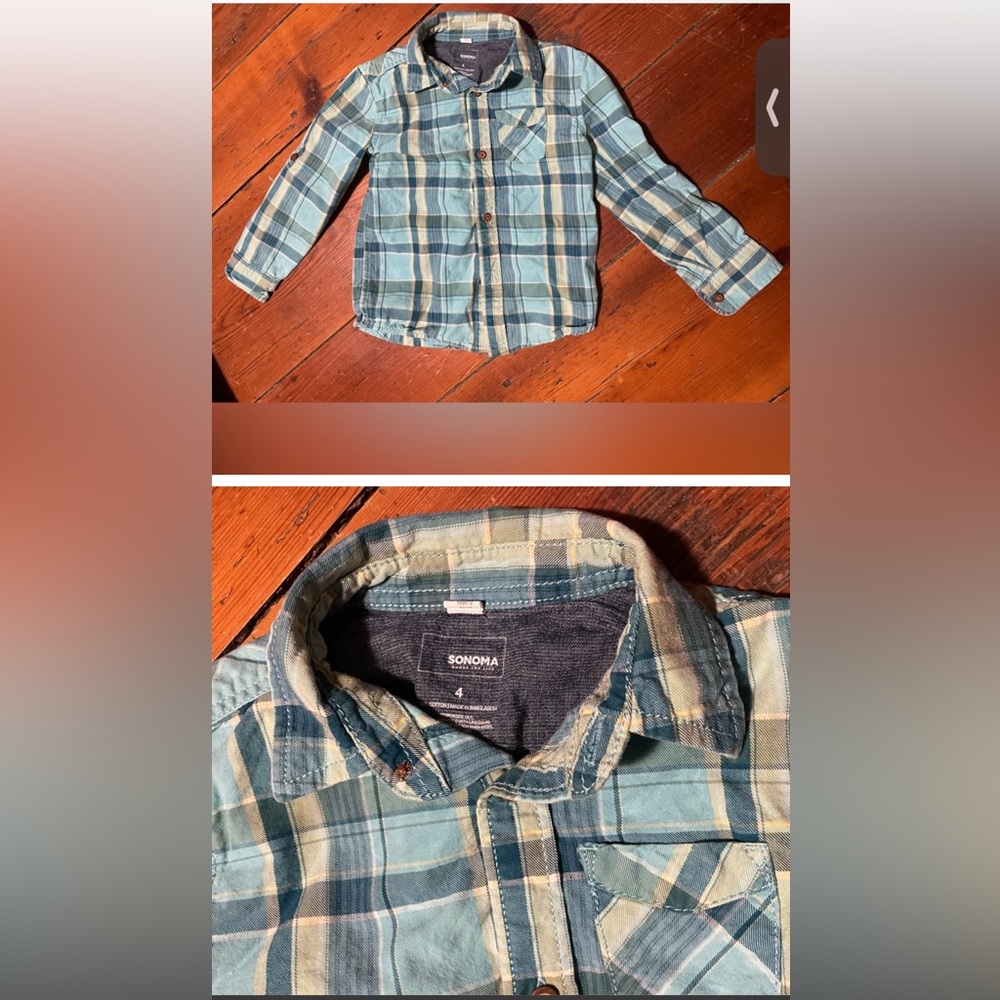 Four Boys shirts for Fall Size 4